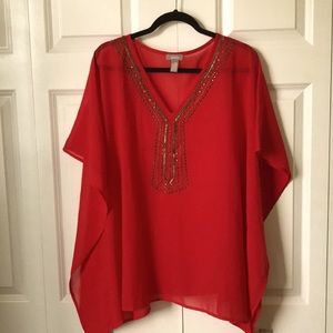 CHICO’S PONCHO, SIZE L/XL